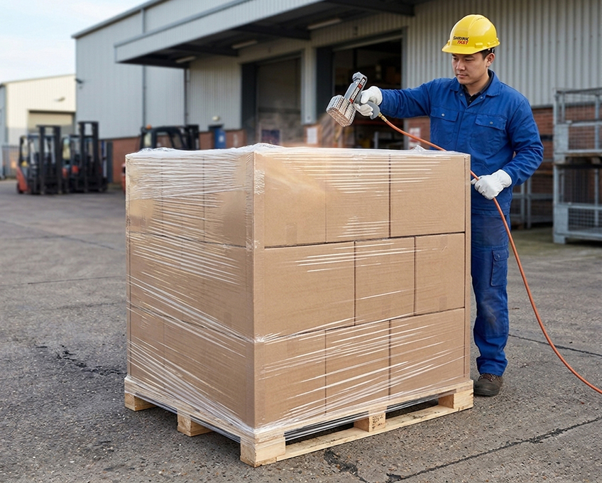 Pallet shrink hood hood3